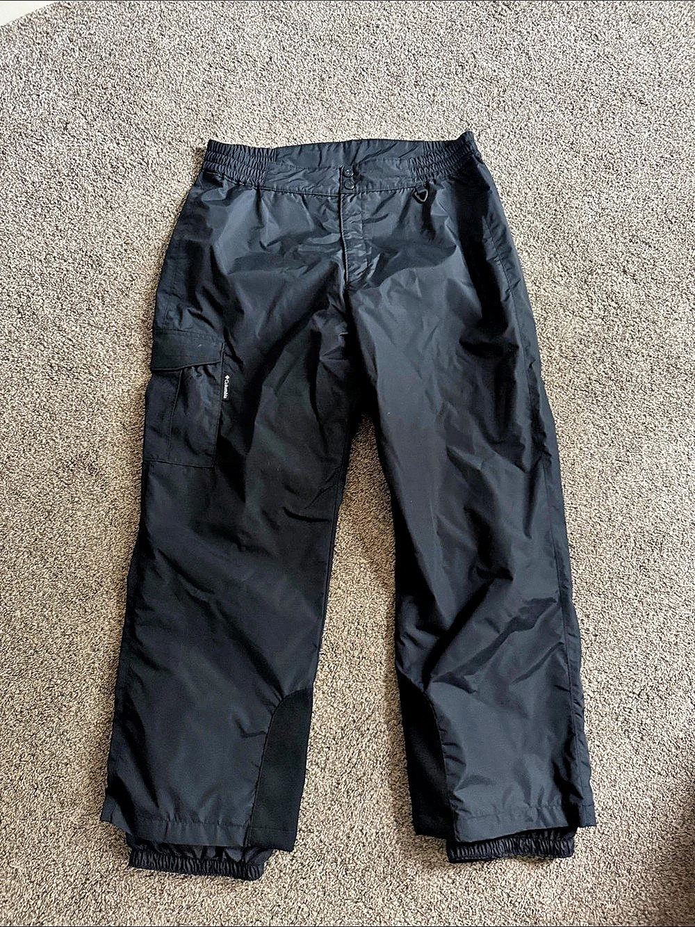 Columbia Womens 1X Snow Pants in Black NonInsulated EUC